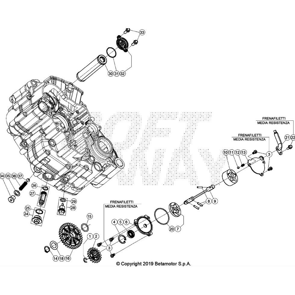 Beta RX450 24 Schmiersystem Ersatzteile
